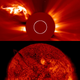 Illustration for article titled Watch An Emormous 'Plasma Snake' Erupt From The Sun